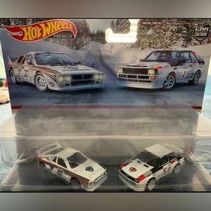 2022 Hot Wheels Car Culture 2 Pack Target Excl Lancia Rally 037 & '84 Audi Sport